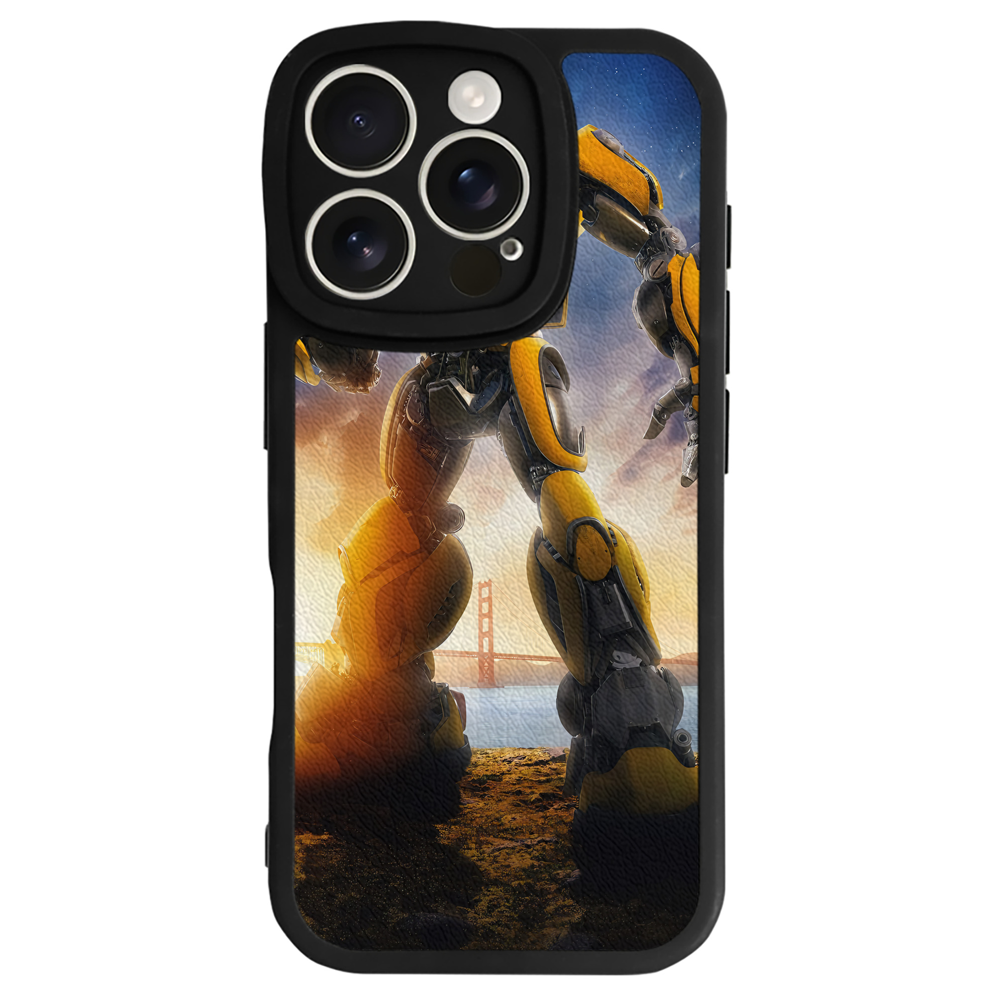 （画像用） Transformers トランスフォーマー 【iPhone 16シリーズ対応】シリコンスマホケース（レザー調） 材質：シリコン